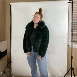 Fuzzy Faux Fur Coat